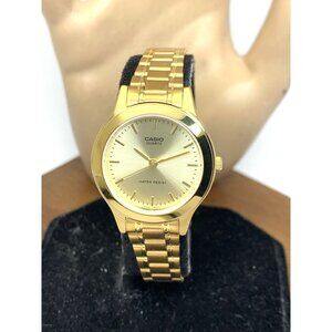 Casio Women's Watch LTP-1128 Quartz Analog Gold Stainless Steel 1330 27mm